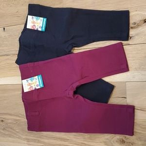 💗5/$15 NWT 2 pairs of colored jeans